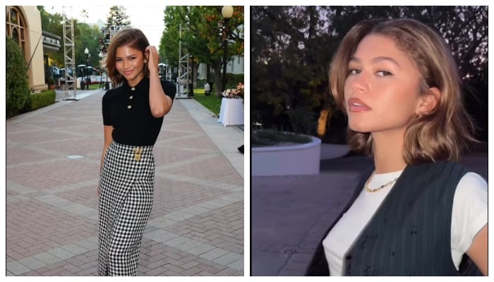 Zendaya sends pulses racing while showing off her new bob haircut