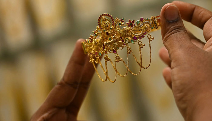 An undated image of gold ornament. — AFP/File