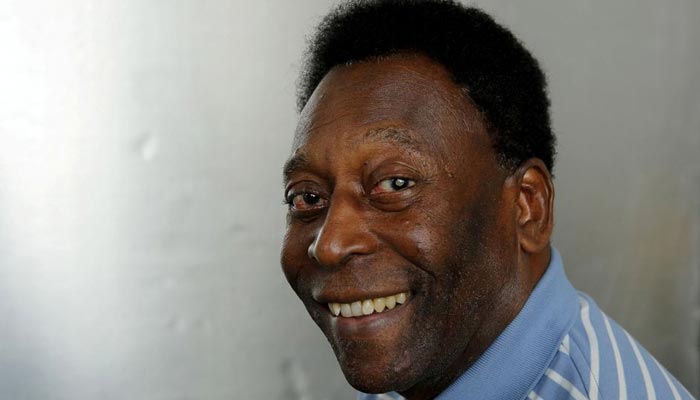 Legendary Brazilian football player Pele poses for a portrait during an interview in New York, US, April 26, 2016. — Reuters