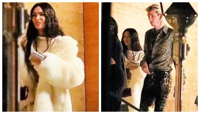 Megan Fox and Machine Gun Kelly step out to celebrate Christmas Eve