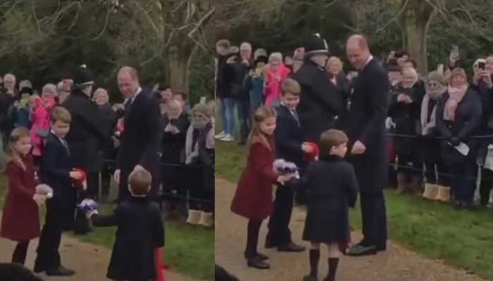 Prince Louis sweet gesture to his sister Princess Charlotte leaves fans gushing, video goes viral