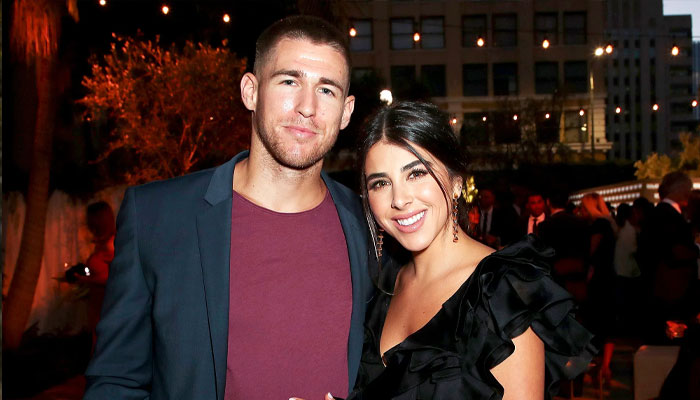 Daniella Monet and Andrew Gardner tie the knot in an intimate ceremony