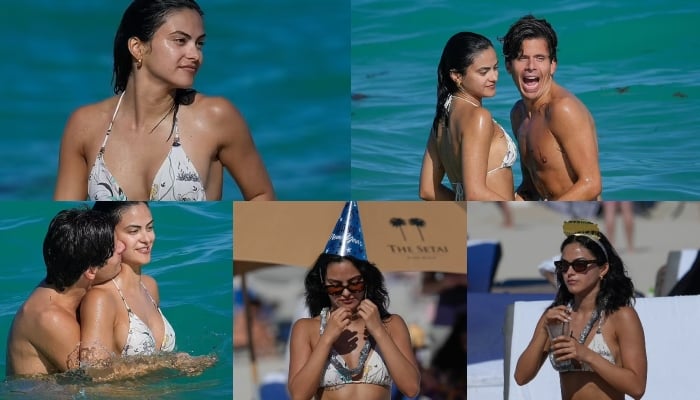 Camila Mendes and YouTuber Rudy Mancuso spent intimate New Year at Miami beach