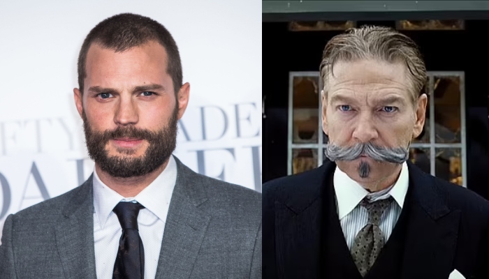 Jamie Dornan unnerved by Kenneth Branaghs impressive facial hair on set of their new movie