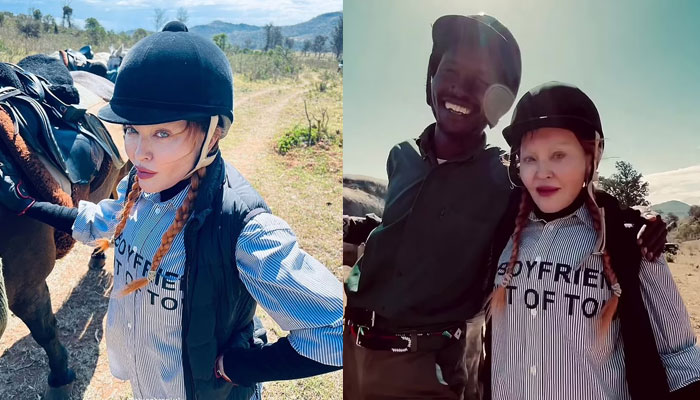 Madonna enjoys horse-riding 15 years after breaking her bones in nasty fall