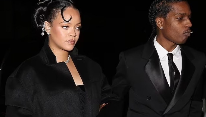 Rihanna And A$AP Rocky Get Glammed Up For A Formal Dinner After Golden ...