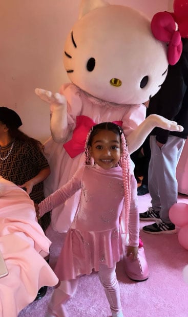 Kim Kardashian throws hello-Kitty themed birthday bash for Chicago amid Kanyes wedding