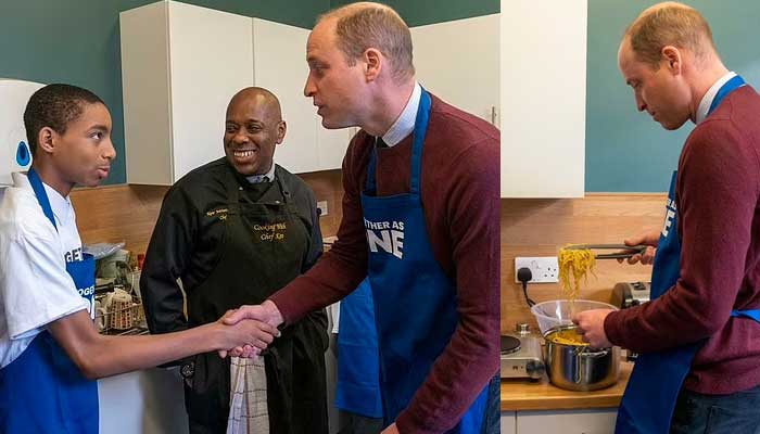 Prince William destroys Harrys Spares bombs in kitchen with kids