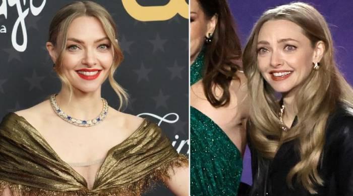 Amanda Seyfried Faces Wardrobe Malfunction At Critics Choice Awards