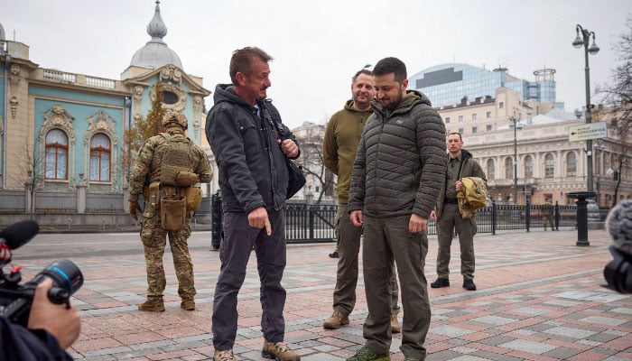 Sean Penn will premiere doc he filmed in Ukraine at Berlin film festival