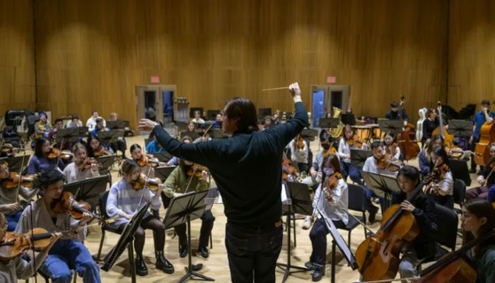 Youth symphony vies for a Grammy with debut album