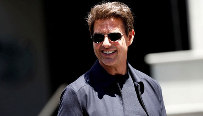 Tom Cruise rocks casual look after landing in London via helicopter