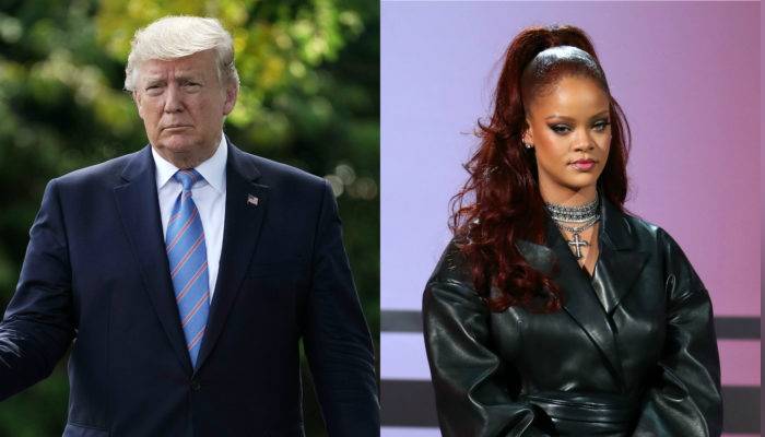 Donald Trump lambastes Rihanna ahead of Super Bowl