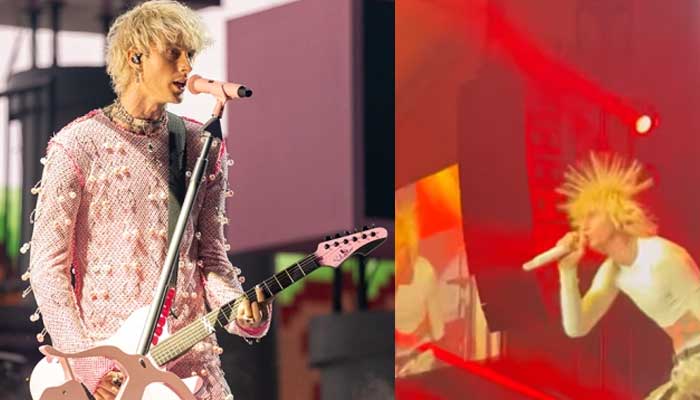 Machine Gun Kelly got electrocuted during Super Bowl performance