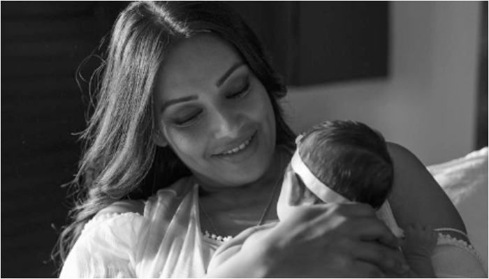 Bipasha Basu and Karan Singh Grover cut cake as daughter Devi turns 3 months old