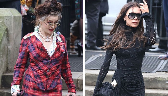 Victoria Beckham, Helena Boham Carter among stars at Dame Vivienne Westwood funeral