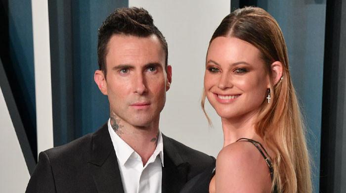 Behati Prinsloo shares first photo with Adam Levine after welcoming ...