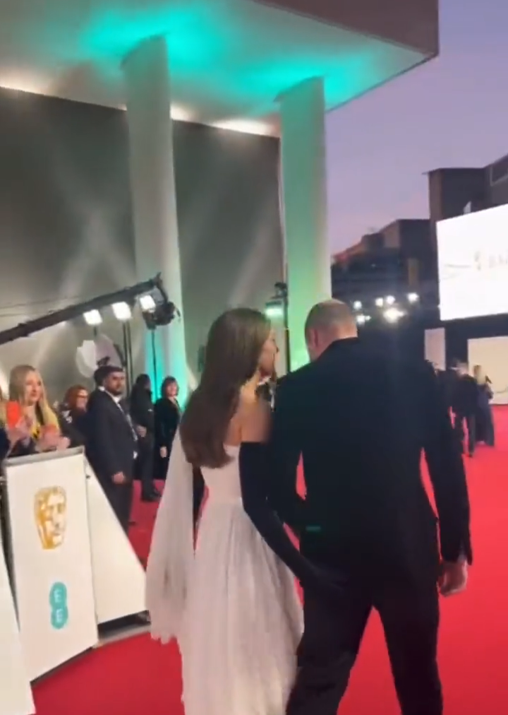 Video of Kate Middleton flirting with William at BAFTAs goes viral