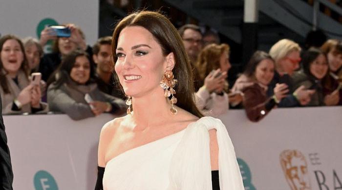 Zara Golden Cascading Floral Earrings - Kate Middleton Earrings