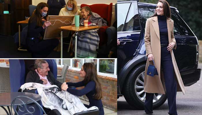 Kate Middleton delights elderly residents as she visits Oxford House Nursing Home