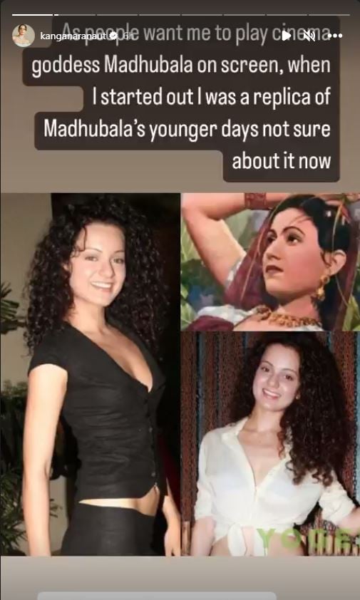 Kangana Ranaut remembers Madhubala on death anniversary, calls herself replica of legendary actress