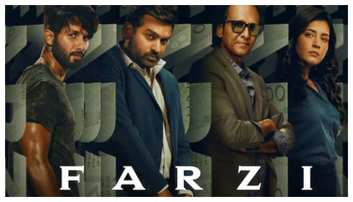 Farzi released on Amazon Prime on February 10