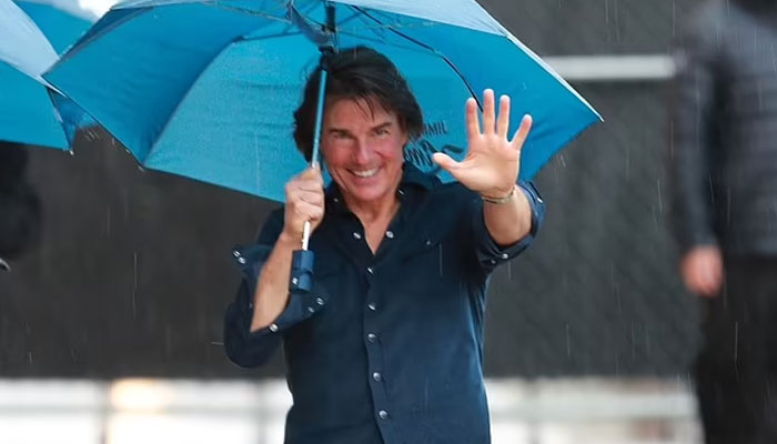 Tom Cruise makes rare public appearance ahead of Jimmy Kimmel Live! show