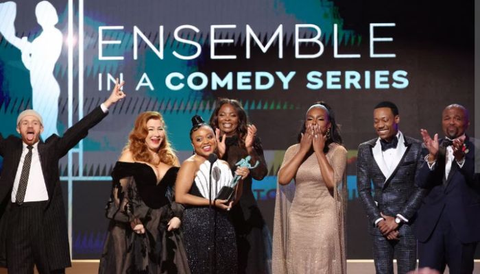 Abbott Elementary cast takes TV comedy honor at Screen Actors Guild awards