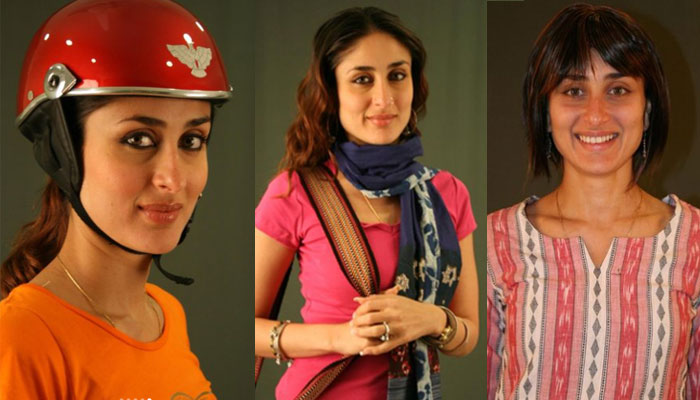 Kareena Kapoor tried out many looks to play the role of Pia in 3 idiots