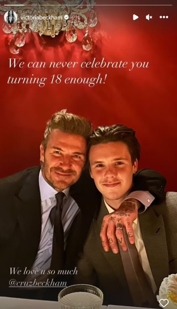 David Beckham Shares Cute Birthday Message for Son Cruz!: Photo