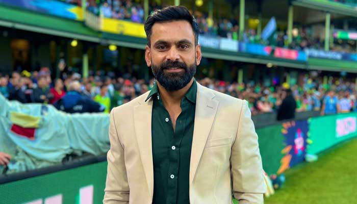 Mohammad Hafeez at the ICC T20 World Cup 2022 in Sydney on November 3, 2023. — Twitter/@MHafeez22