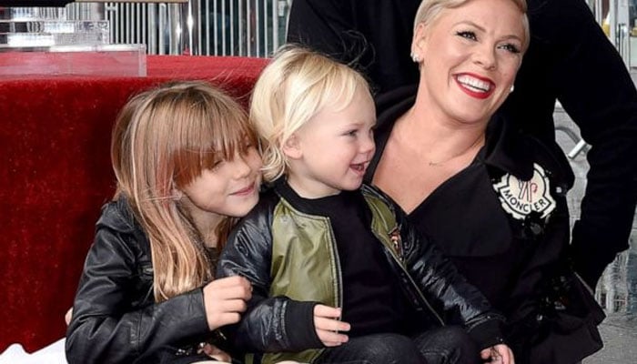 Pink talks teaching kids to ‘give back to people’