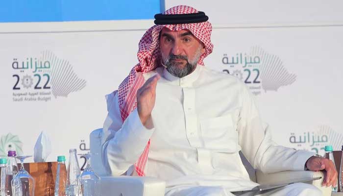 Head of the Saudi Investment Fund, Yasser al-Rumayyan, speaks during Saudi 2022 Budget Forum in Riyadh, Saudi Arabia December 13, 2021. — Reuters