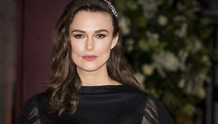 Keira Knightley Stuns in Floral Dress, Shows Off Baby Bump