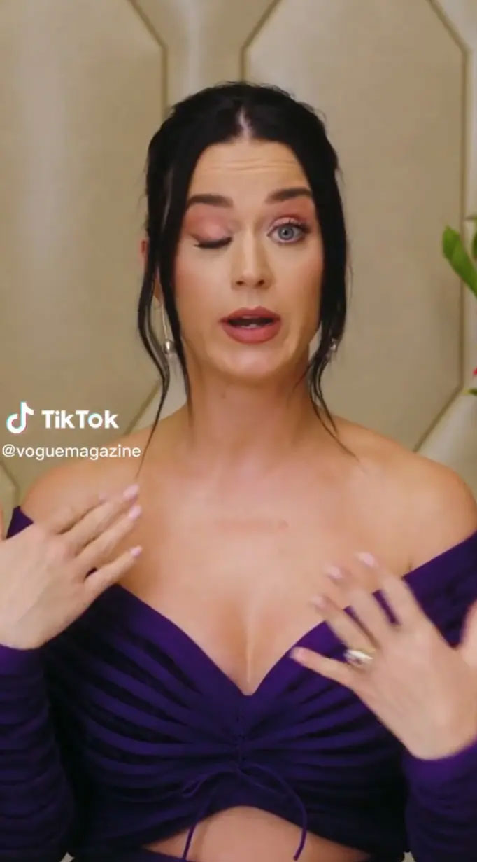 Katy Perry demonstrates learning viral ‘doll eye’ trick