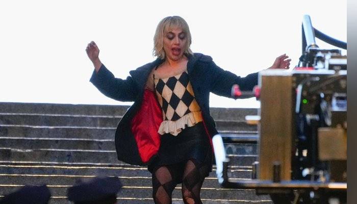 Lady Gaga recreates famous ‘dance’ scene on the set of Joker: Folie à Deux