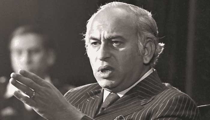 Former prime minister Zulfikar Ali Bhutto. — Twitter/@MediaCellPPP