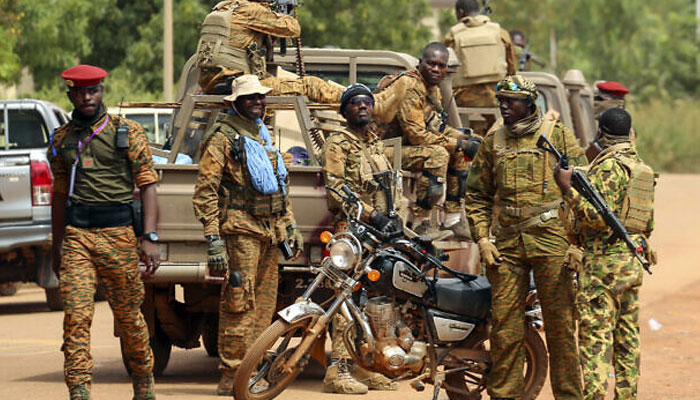 Soldiers loyal to Burkina Fasos latest coup leader Capt. Ibrahim Traore gather outside the National Assembly as Traore was appointed Burkina Fasos transitional president in Ouagadougou, Burkina Faso, Friday, October 14, 2022. —AP/file