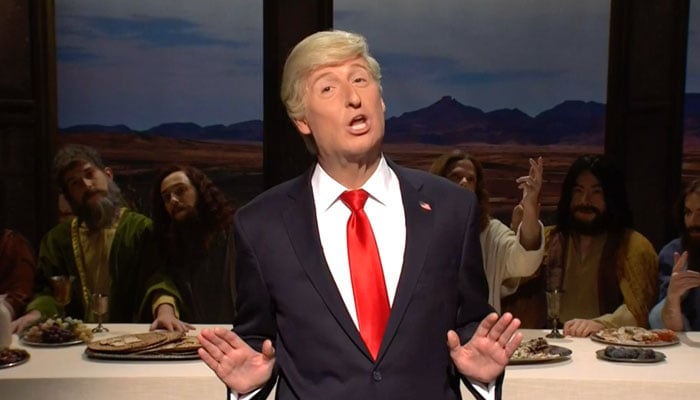 Saturday Night Live mocks Trump in Easter spoof