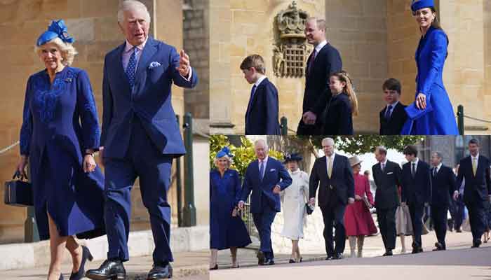 Royal family marks first Easter since Queens death: Pictures