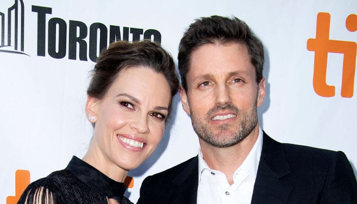 Hilary Swank and husband Philip Schneider welcome twins on Easter