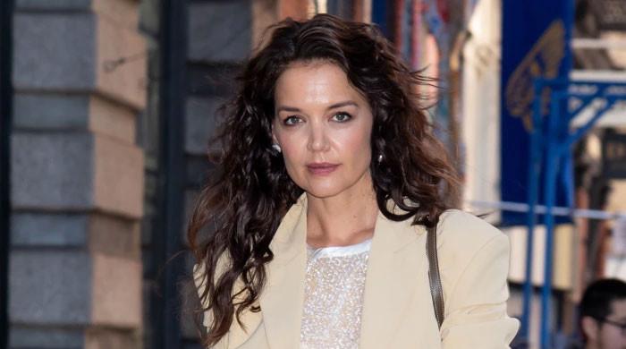 Katie Holmes Unaware Why Her Cashmere Corset Look Went Viral 