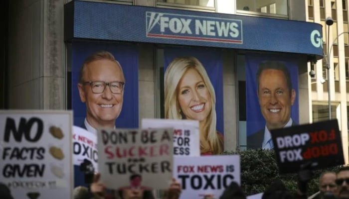 View of the Fox News office in New York. — AFP/File