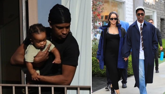 Rihanna says 'obsessed' son favors dad A$AP Rocky