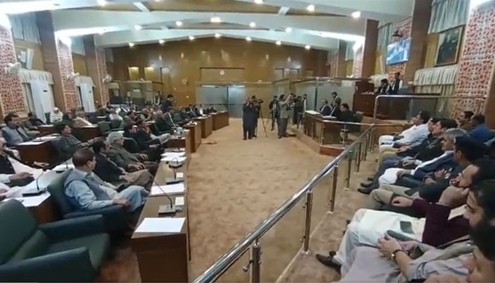 Speaker of AJK Legislative Assembly Chaudhry Anwar-ul-Haq has been elected unopposed as the new Prime Minister of Azad Jammu and Kashmir. —Radio Pakistan