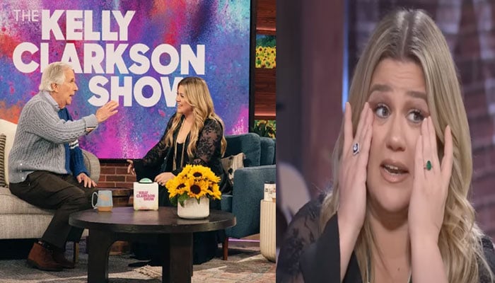 Kelly Clarkson becomes emotional after Henry Winklers message for her daughter