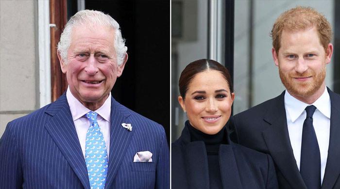 King Charles has pictures of Prince Harry, Meghan Markle in his London ...