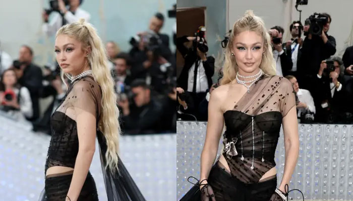 Gigi Hadid gives herself mermaid waves at Met Gala 2023