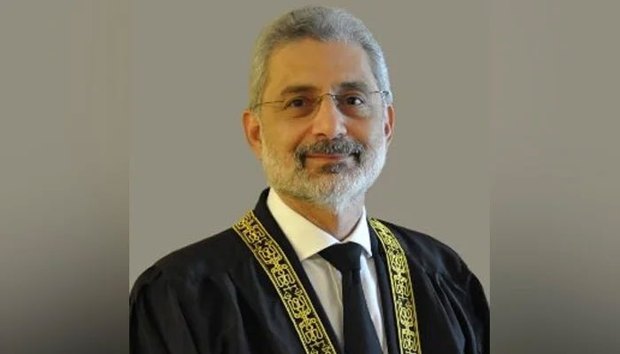 Senior Puisne judge of the Supreme Court Justice Qazi Faez Isa. — SC website