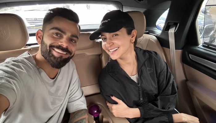 Indian cricket star Virat Kohli and his wife Bollywood actress Anushka Sharma. — Instagram/virat.kohli